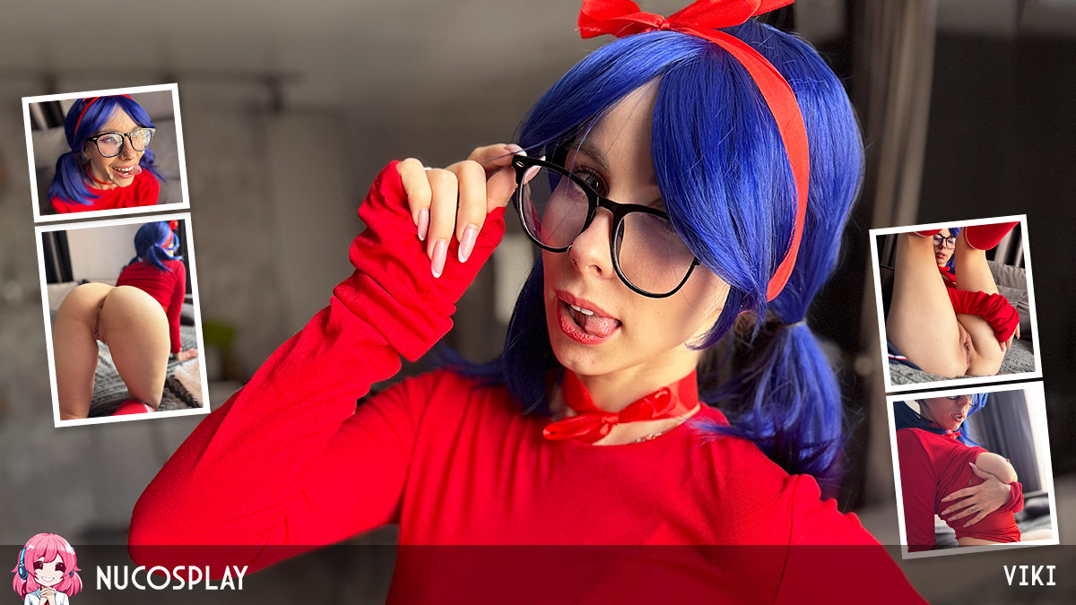 Viki Gets A Cum Load On Her Glasses (Nu Cosplay)